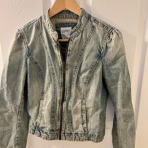 Esprit Women's Faded Blue Denim Jacket